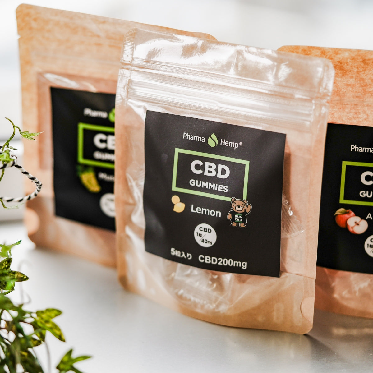 『国産CBDグミキャンディー 40mg CBD/個 5個パック マスカット』 Pharma Hemp Japan